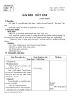 GIÁO ÁN NGỮ VĂN 6 CHUẨN TUẦN 3-4