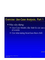 Use-Case Analysis past 2