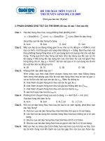 ĐỀ THI MẪU MÔN VẬT LÝ THI TUYỂN SINH ĐH, CĐ 2009 tuoitre online 