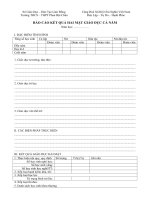 Báo Cáo Kết Quả 2 Mặt Giáo Dục