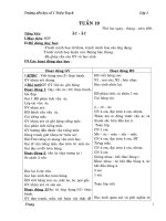 GA LỚP 1 TUẦN 19