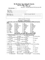 ĐỀ THI HSG 9 VÒNG 2 ( có đáp án)