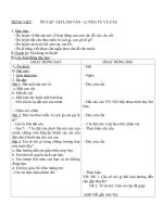 TIẾNG VIỆT: ÔN TẬP: TẬP LÀM VĂN - LUYỆN TỪ VÀ CÂU (T9)