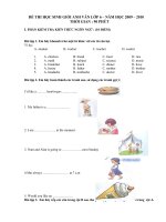 Đề thi và đáp án Học sinh giỏi lớp 6 năm học( 2009-2010)Very hot.