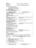 giáo án lớp 1 tuần 3+4