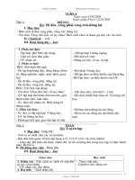 Giao án lớp 4 buổi sáng tuần 4