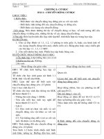 Bài 1 đến 4: Chương Cơ Học (Vật Lí 8)