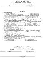 lý 6 Một số đề kt 15 phut bài số 1