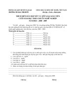 trích biên bản xếp loại GV theo chuẩn NN