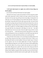 vai trò của kế hoạch kinh doanh trong hoạt động ở các doanh nghiệp