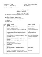 Unit 11 Speaking Grade 10nc