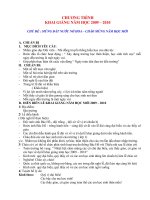 Chương trình Lễ khai giảng 2009 - 2010