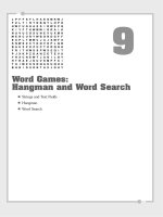 Word Games Hangman and Word Search