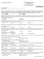 Kiểm tra VL12 - Bài số 1 (cơ +điện)