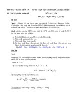 Dành cho HSG Lí 8+9 (chuẩn cho các vùng)