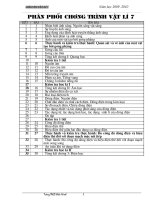 Vật Lý 7 cả năm (2009-2010)