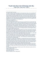 Phân tích đoạn trích nỗi thương mình đây