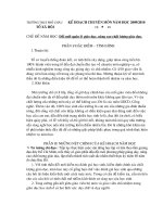 ke hoach nam hoc to XA HOI