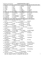 BT Tieng Anh NC Unit 1-4