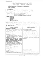 giáo án anh 12cb đầy đủ