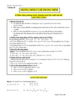 Ôn nâng cao PT và hệ P.trình-toán 10