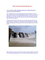 Thác Gia Long, dấu tích một thời vua !