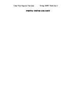 de cuc hay ve  logarit