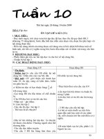 giáo án tuần 10 chuẩn KLTKN