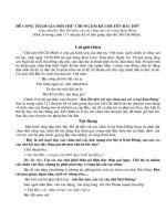 Câu chuyện thi: chúng em .....Bác Hồ