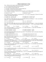 BTTN Điện tích điện trường