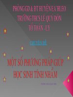 CHUYÊN ĐỀ TOÁN HỌC THCS