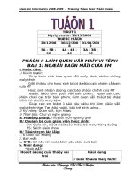 GIÁO ÁN TIN TIỂU HỌC