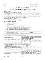 Bài 9 QH ở các nhóm TV