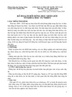 Kế hoạch bồi duõng HS giỏi 2009-2010