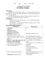 Giáo Án Lớp CKTKN Môn LTVC