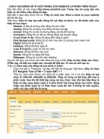 Cách đưa đồng hồ lên website