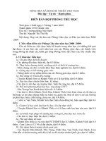 Biên bản họp chấm thi đua Tiểu học của SGD&ĐT