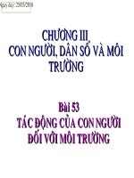 sinh 9 Tiet 57 - tac dong con nguoi toi moi truong