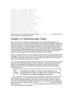 Streaming Data Types