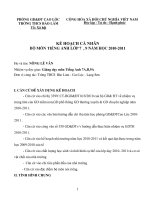 ke hoach chuyen mon tieng anh 7,9