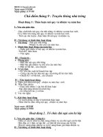 Giáo án HDNGLl lớp 6