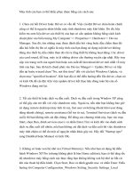 Khắc phục lỗi shutdow máy tính