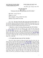 Bài thu hoạch qua 4 năm học tập và làm theo TGDD.HCM- cực hay