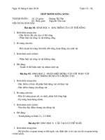 Sinh hoat nhom song song - Tuan 01-02