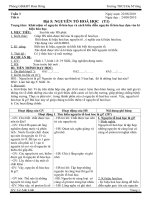 Tiết 6 và 7 - Bài 5. Nguyên tố hóa học