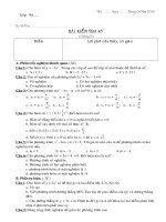 Kt Đại số chương IV