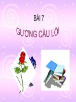 BÀI 7 GƯƠNG CẦU LỒI