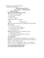 Đề kiểm tra sinh hoc ki II 6