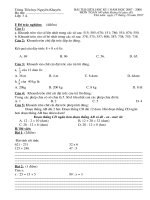 de thi giua hoc ki TV