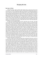 Bài giảng thứ chín